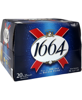 1664 - Bière blonde 20x25cl